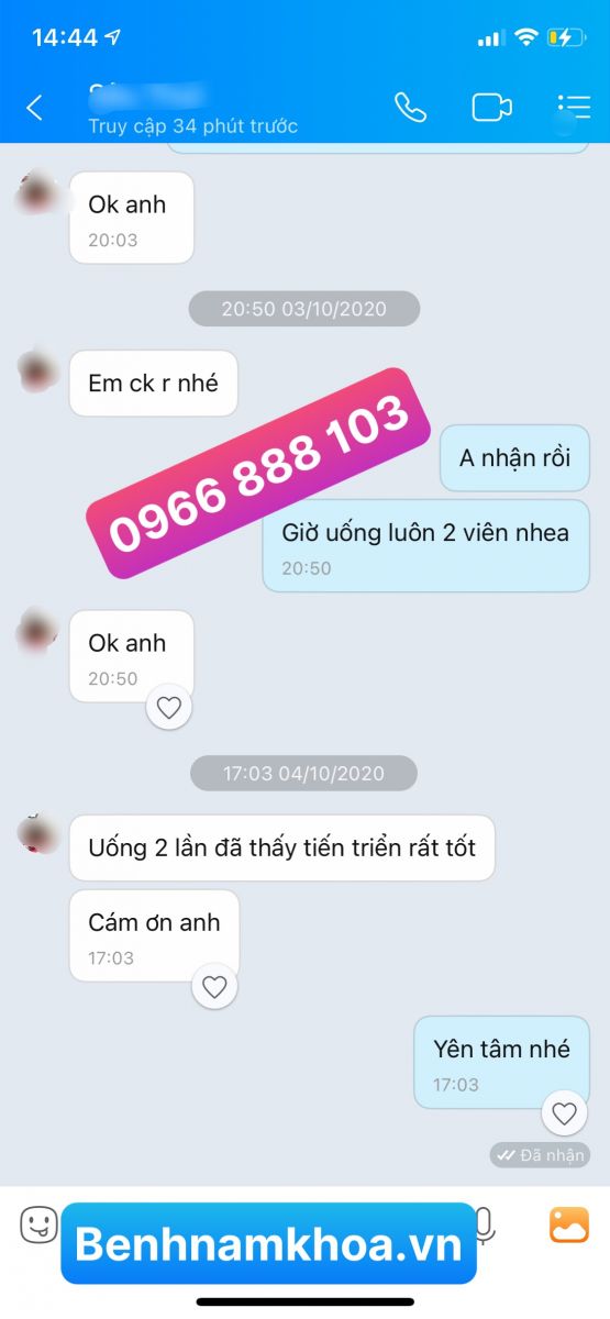 Phản hồi chữa bệnh lậu uy tín -29-25